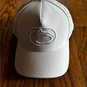 Legacy Gray and White Cap